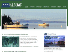 Tablet Screenshot of habitatmooring.com